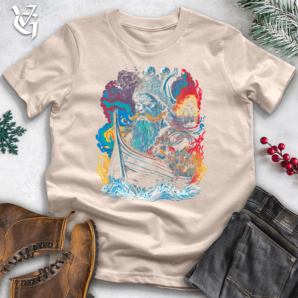 Viking Ship 02 Cotton Tee