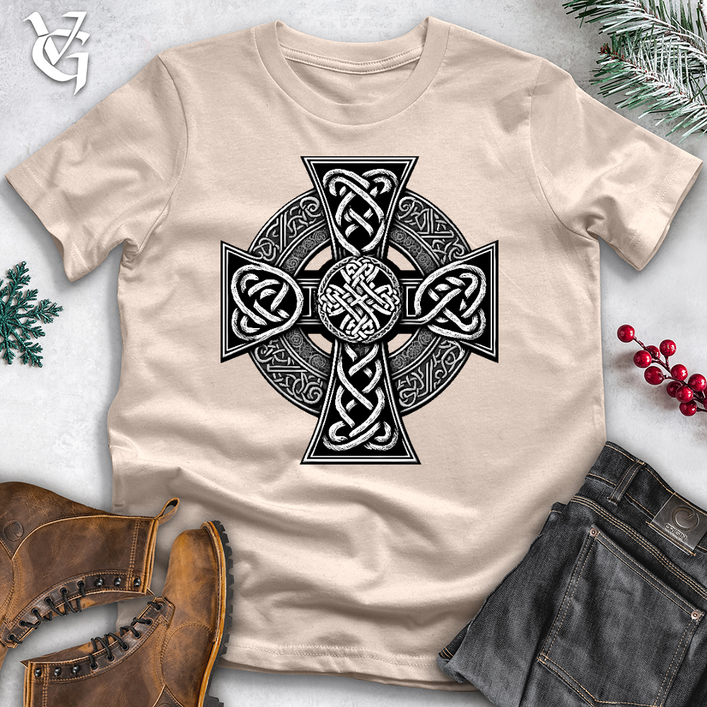Ornate Celtic Cross Cotton Tee