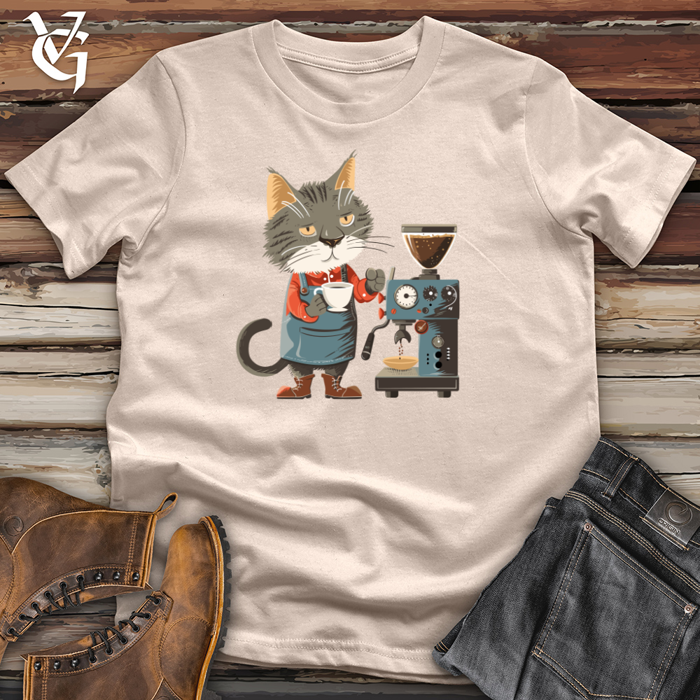 Cat Barista Brew Cotton Tee