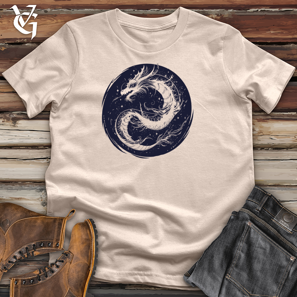 Celestial Dragon Circle Cotton Tee