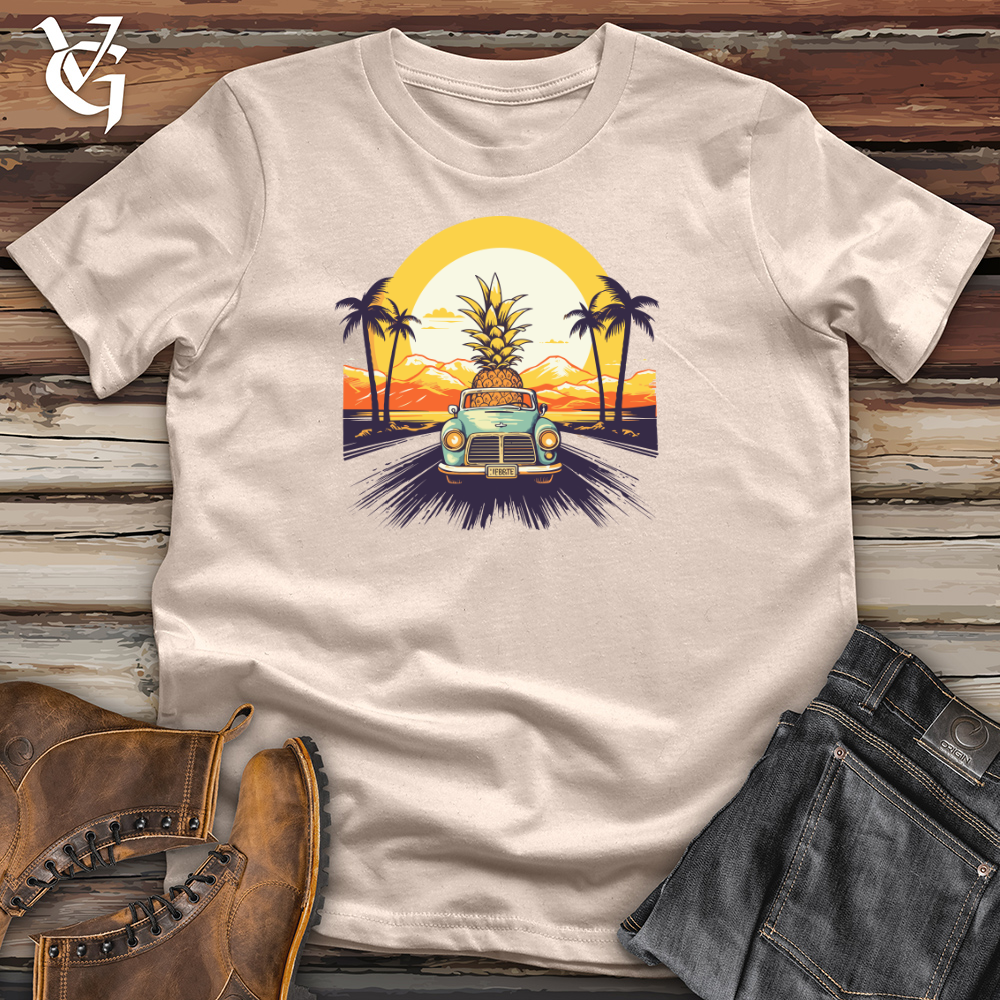 Retro Roadtrip Pineapple Cotton Tee