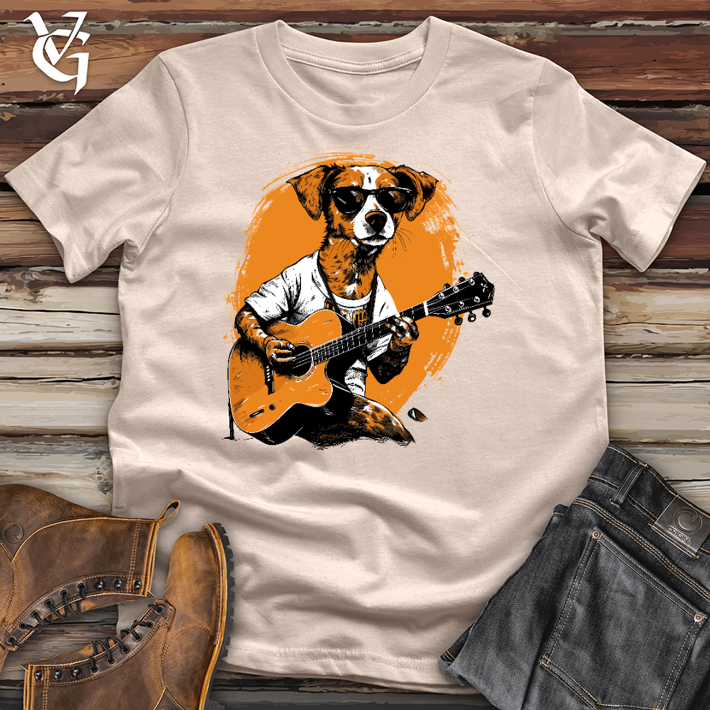 Dog Guitarist Cotton Tee