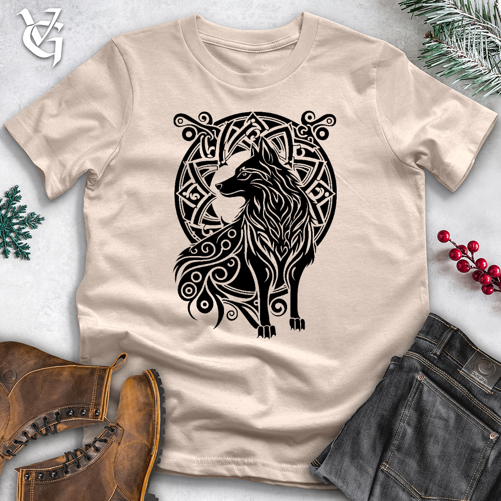 Celtic Wolf Cotton Tee