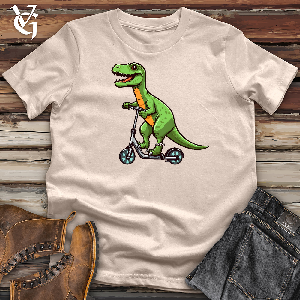 Dinosaur On Skates Cotton Tee