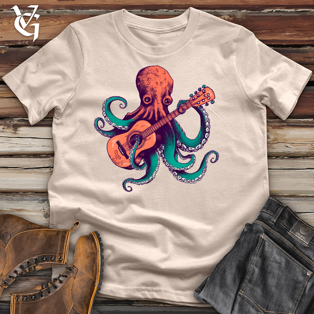 Octopus Guitarist Cotton Tee