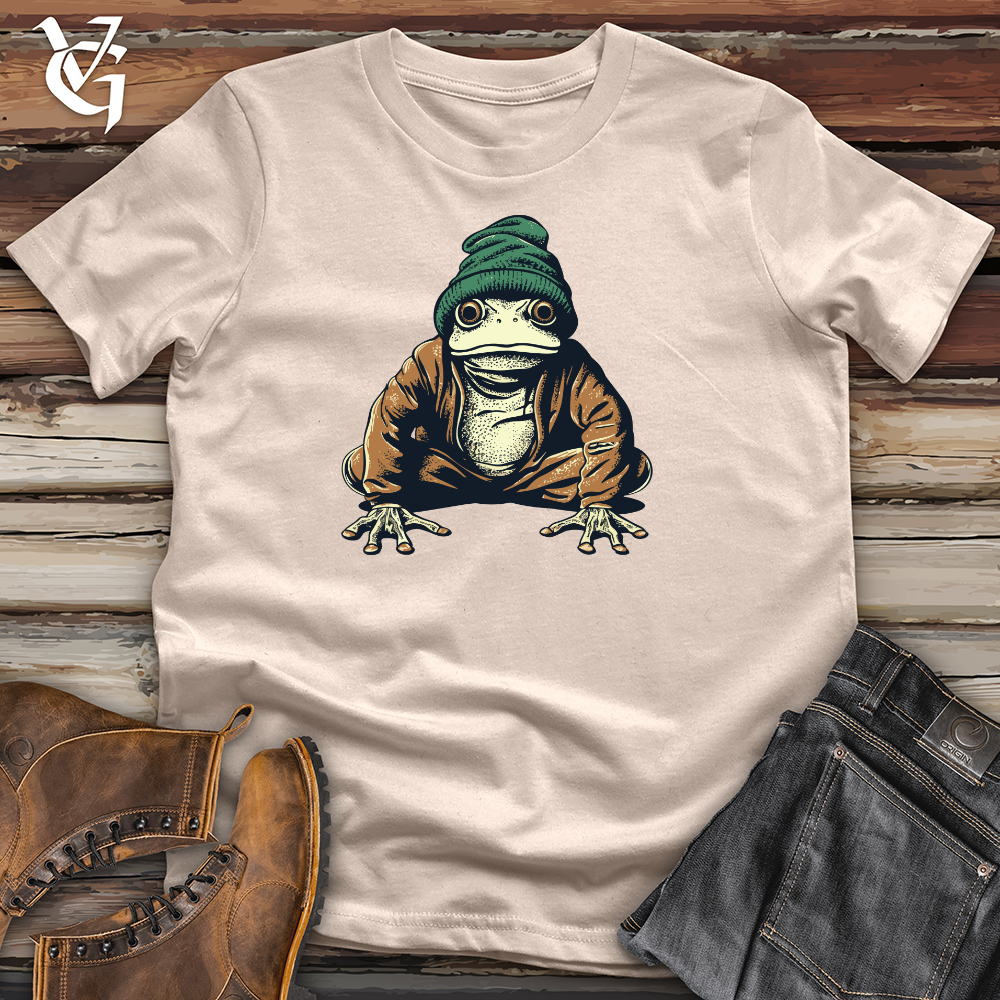 Slouchy Beanie Frog Cotton Tee