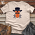 Retro Top Hat Beetle Cotton Tee