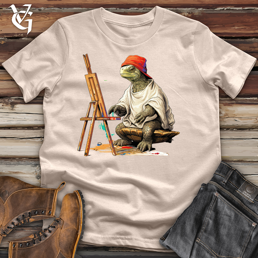 Painting Turtle Cotton Tee