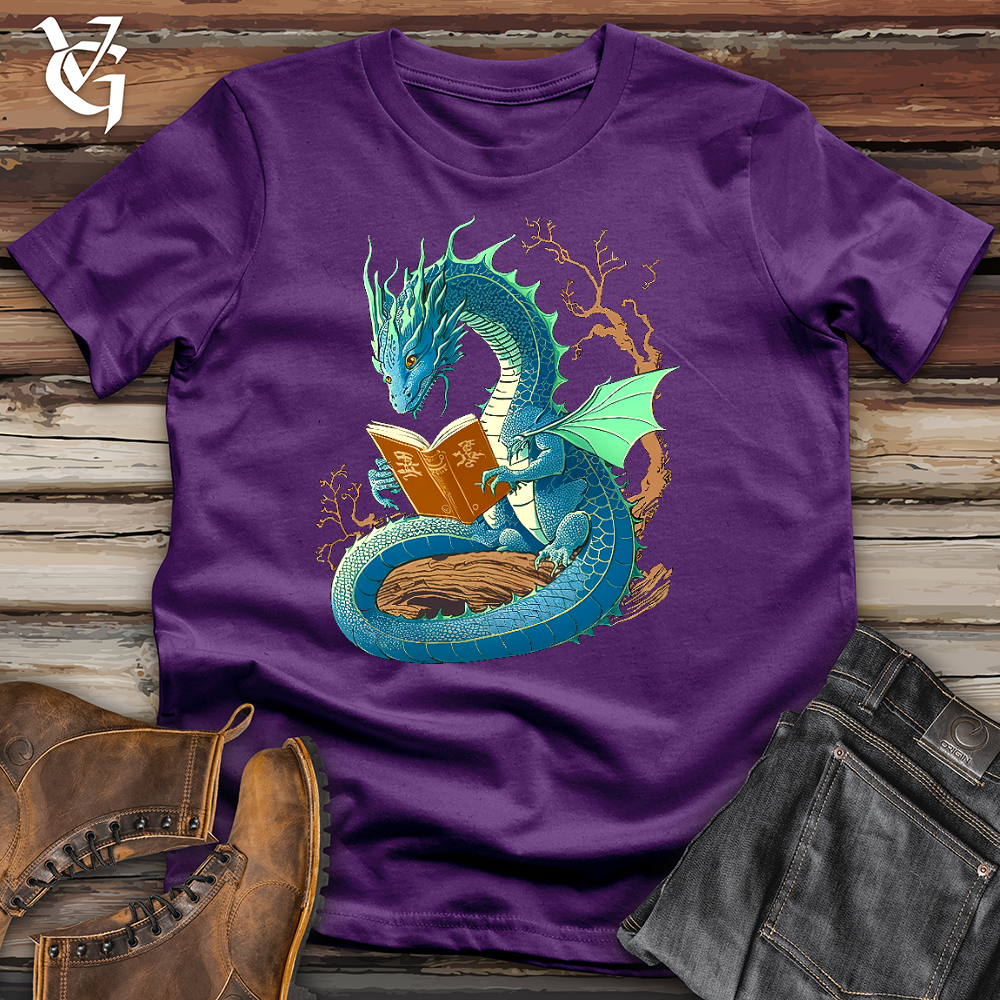 Dragon Book Worm Cotton Tee