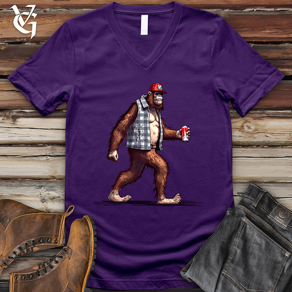 Big Foot Stroll V-Neck Tee