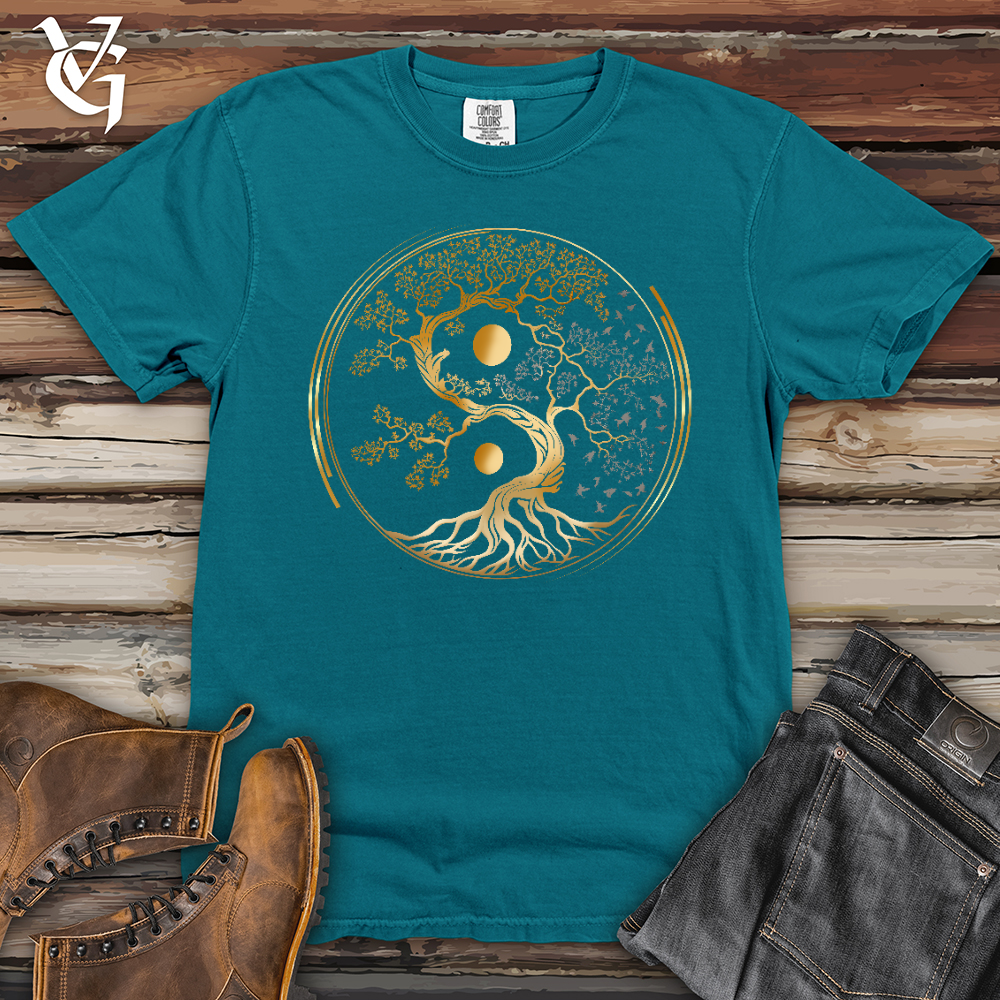 Tree Of Life Yin Yang Heavy Cotton Comfort Colors Tee