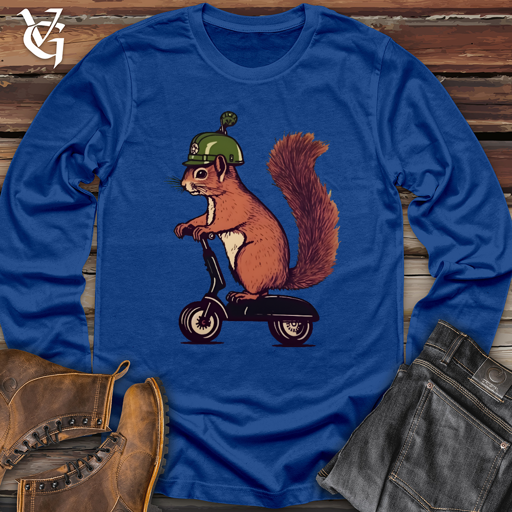 Squirrel Scoot Long Sleeve