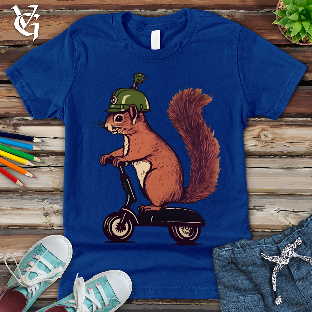 Squirrel Scoot Youth Tee