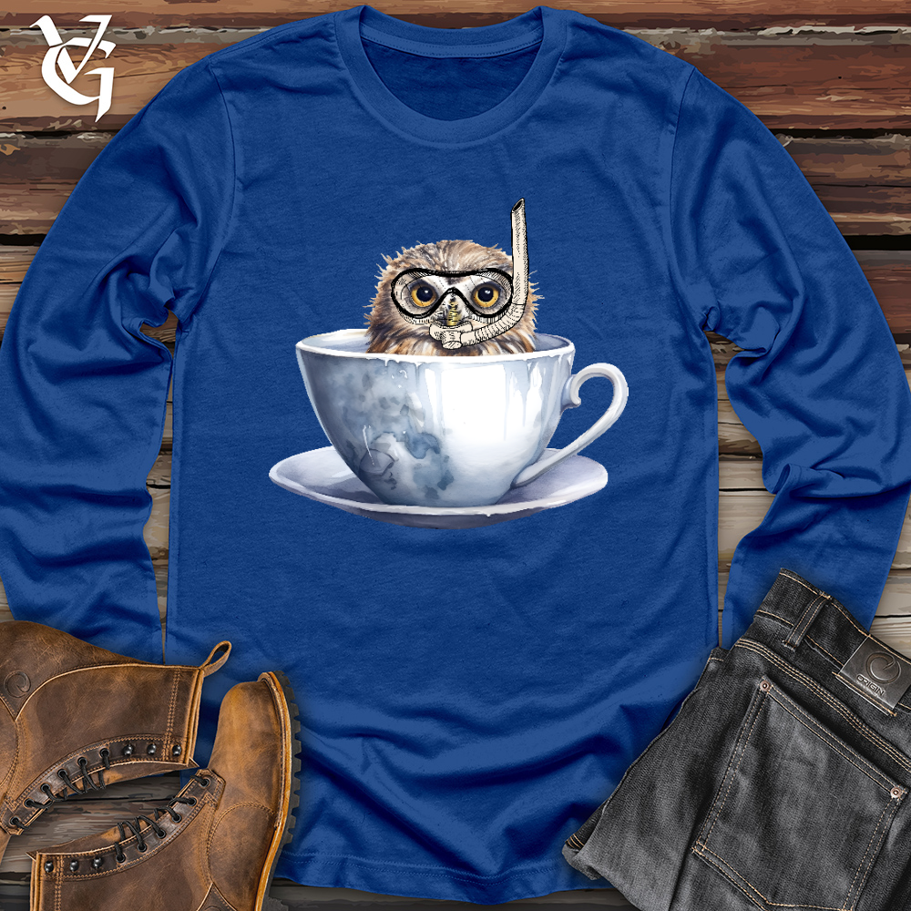 Snorkeling Owl Long Sleeve