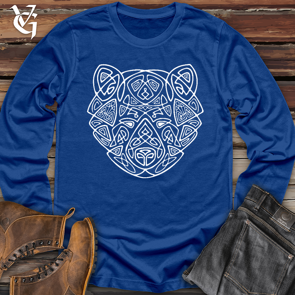 Bear Head Celtic Style Long Sleeve