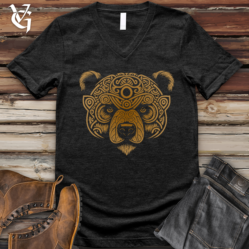Golden Cub V- Neck Tee