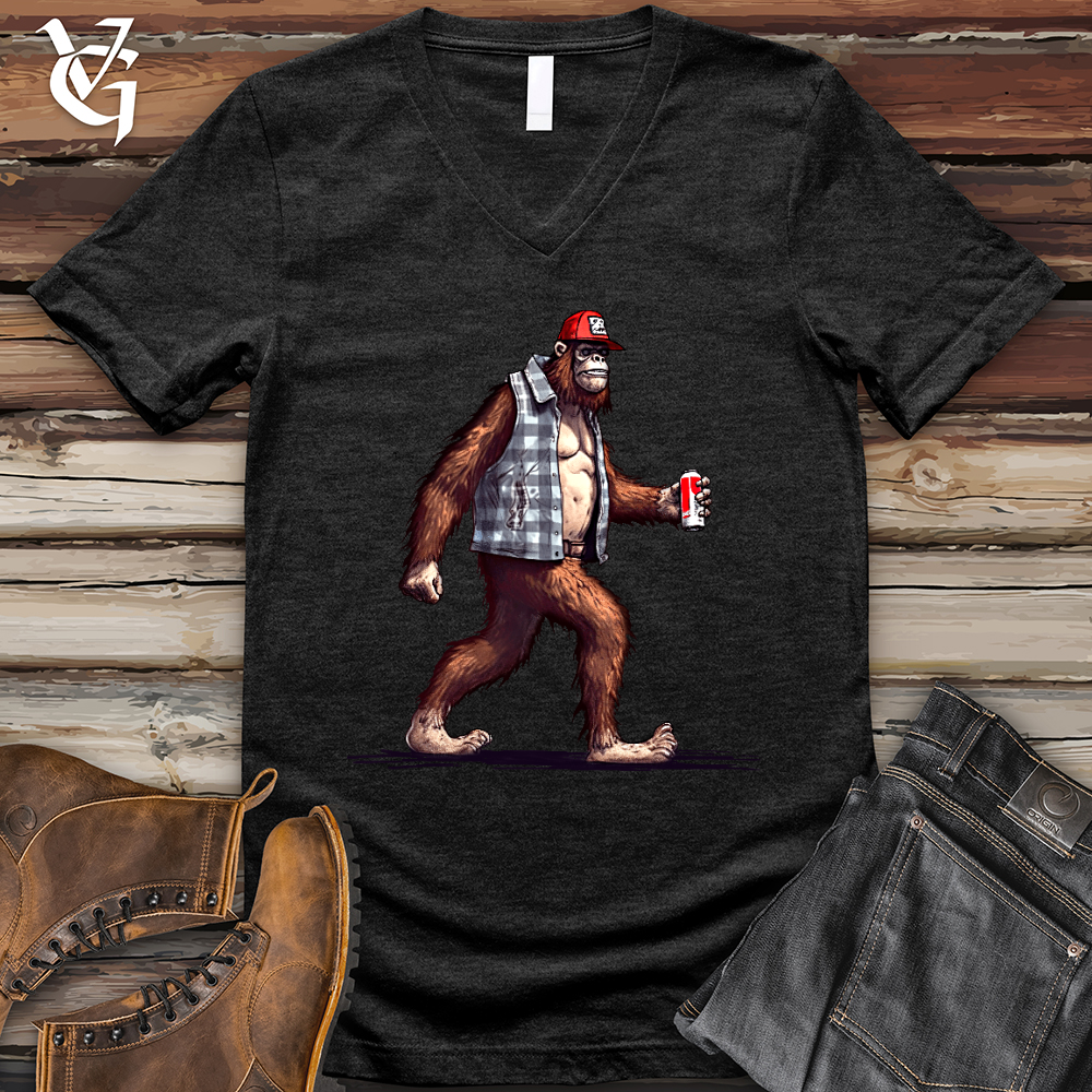 Big Foot Stroll V-Neck Tee