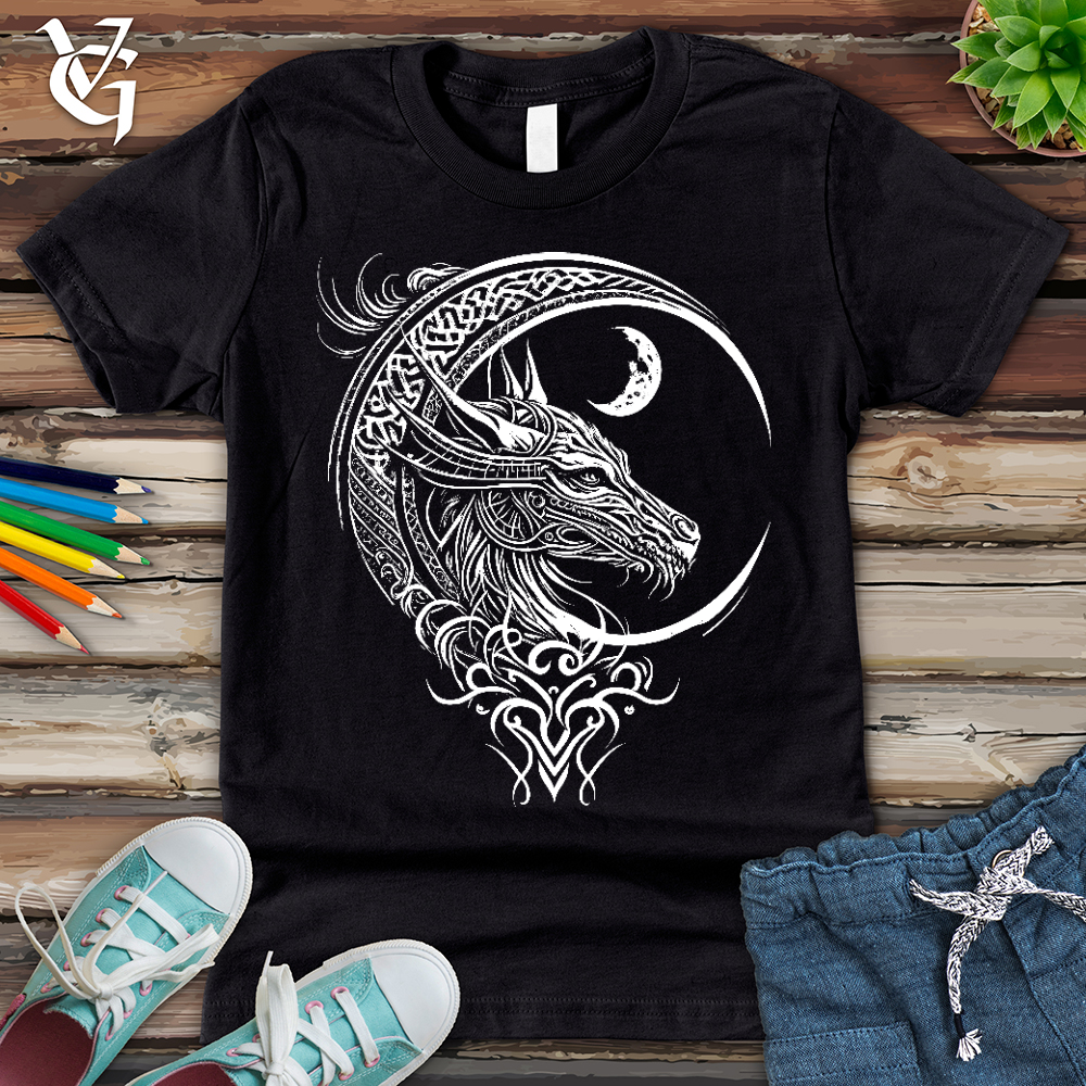 Celtic Dragon and Moon Youth Tee
