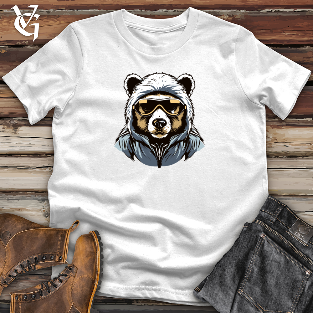 Retro Ski Mask Bear Softstyle Tee