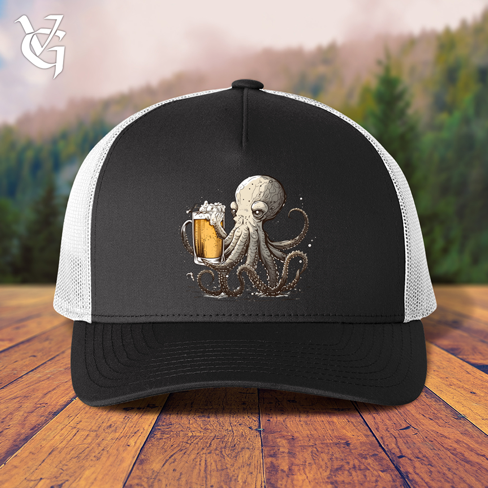 Octopus Happy Hour Trucker Cap