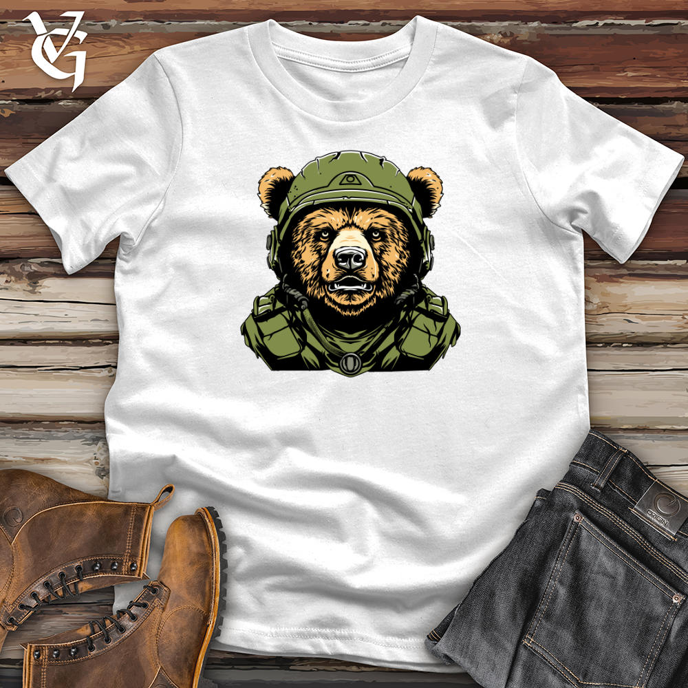 Bear Brigade in Helmet Valor Softstyle Tee
