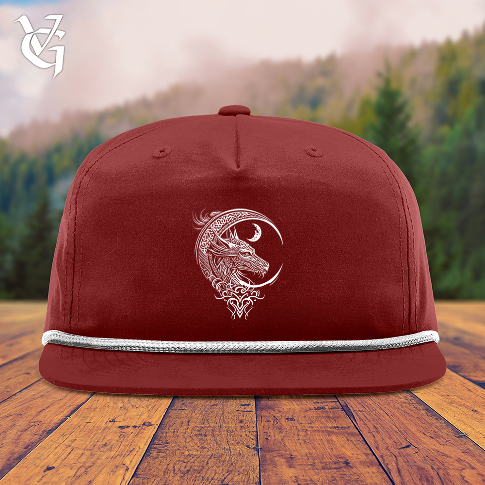 Celtic Dragon and Moon Snapback Cap