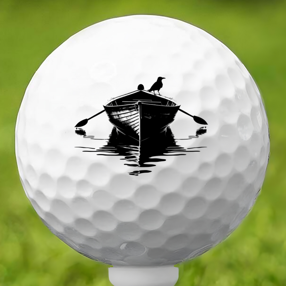 Raven Row Boat Golf Ball 3 Pack