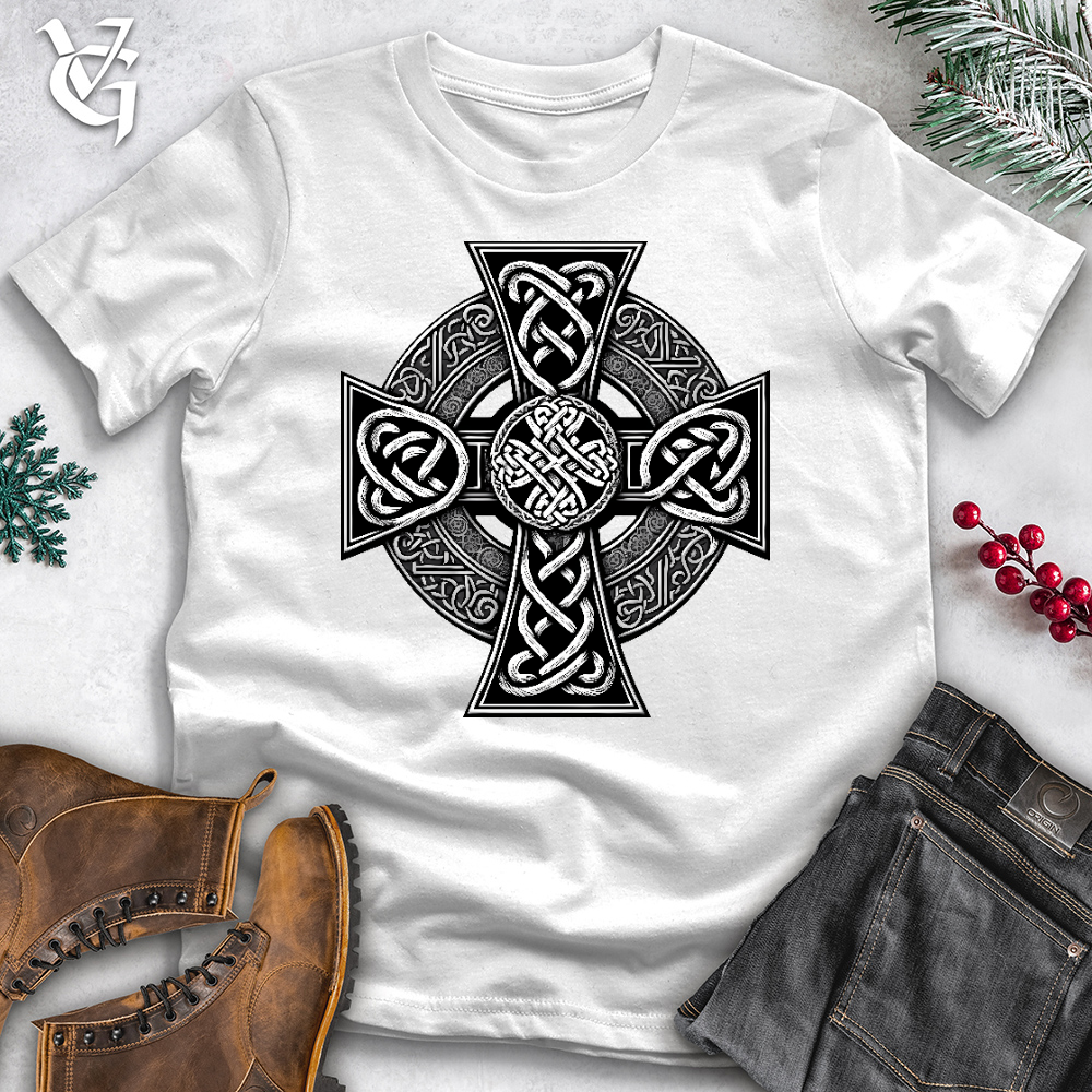 Ornate Celtic Cross Cotton Tee