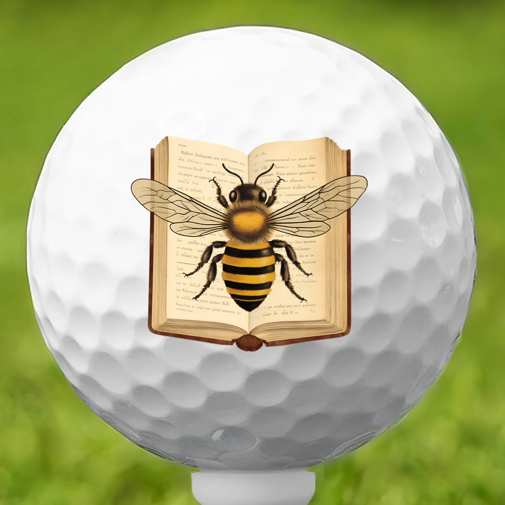 Rather Bee Reading Golf Ball 3 Pack