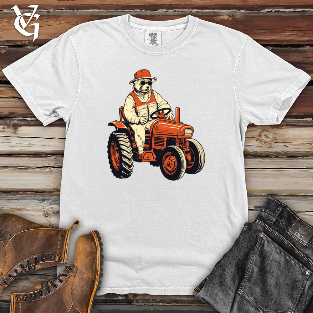 Retro Tractor Beast Heavy Cotton Comfort Colors Tee