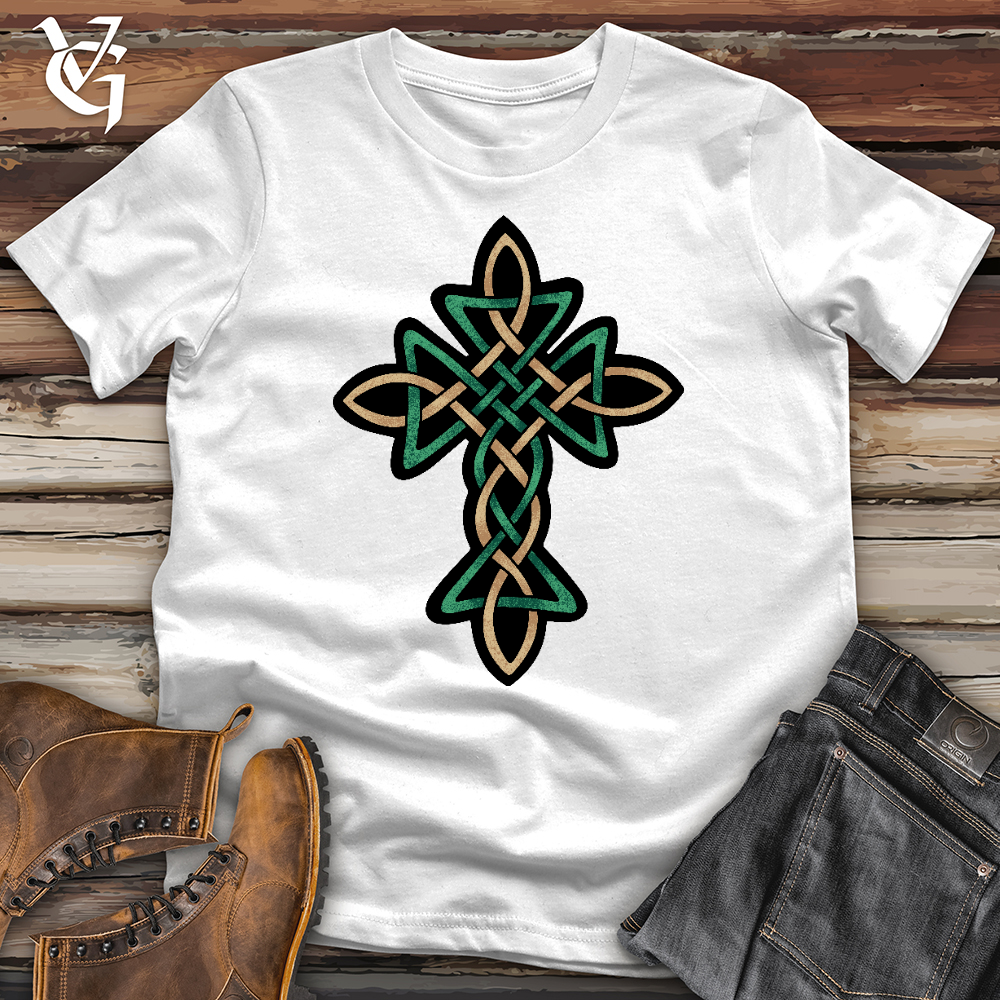 Celtic Golden Cross Softstyle Tee