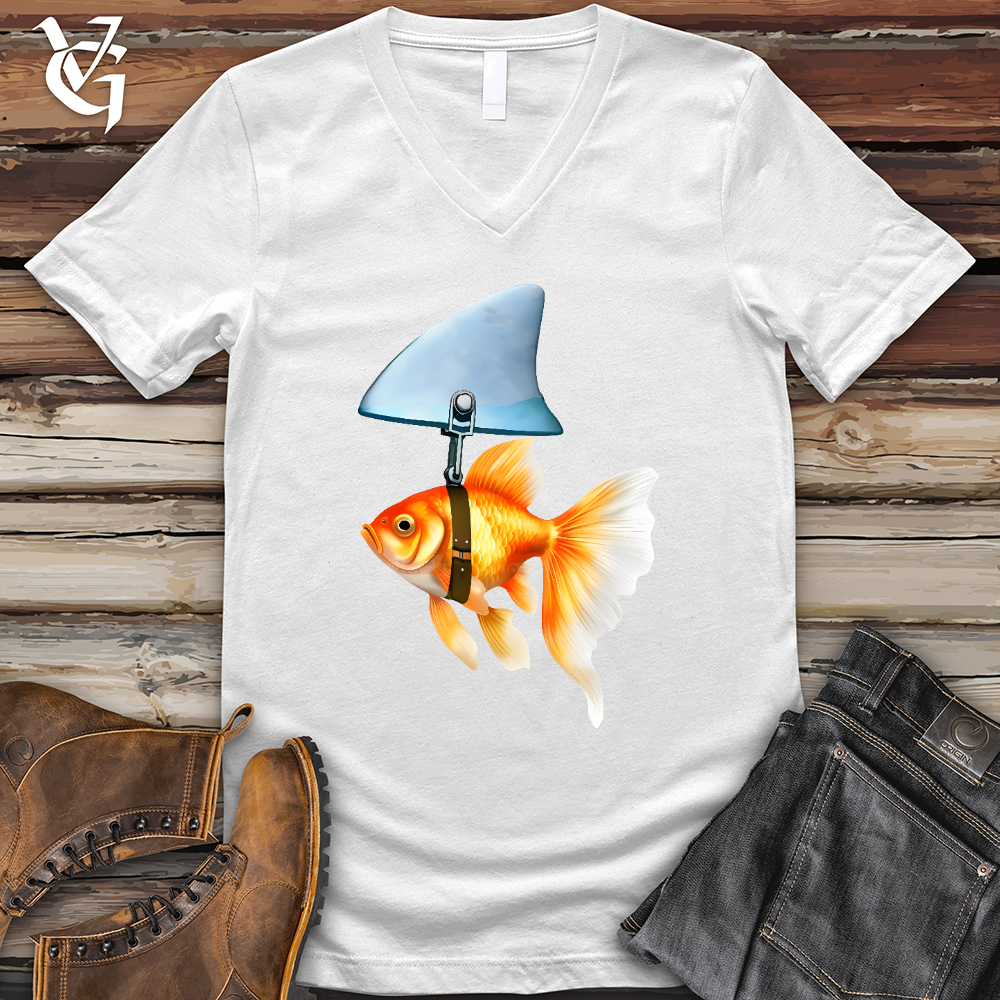 Goldfish Shark Fin V-Neck Tee