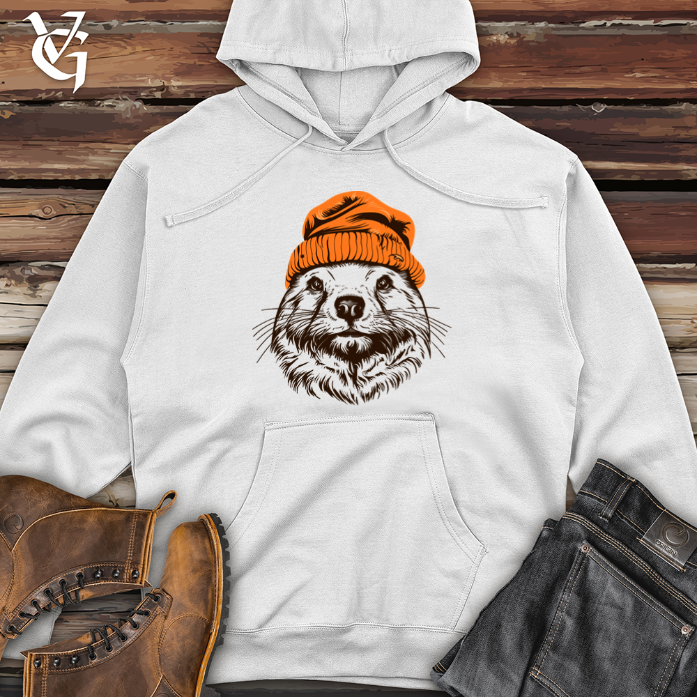 Beaver Timber Cozy Beanie Delight Midweight Hooded Sweatshirt