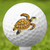 Sea Glass Turtle Golf Ball 3 Pack