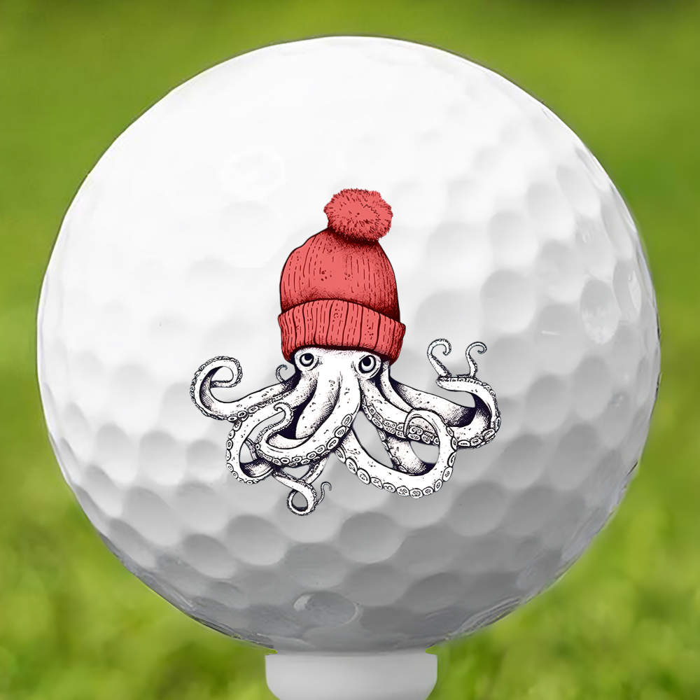 Octopus Chillin Golf Ball 3 Pack