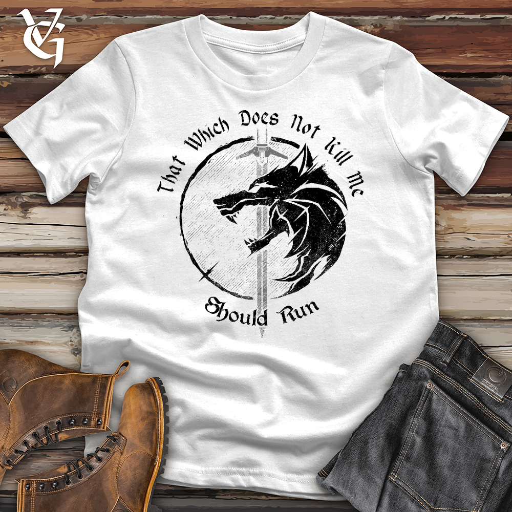 Should Run Wolf Cotton Tee Softstyle Tee