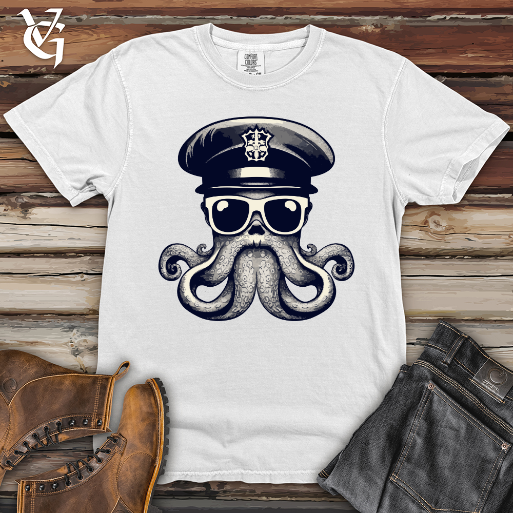 Octopus Officer On Duty Heavy Cotton Comfort Colors Tee