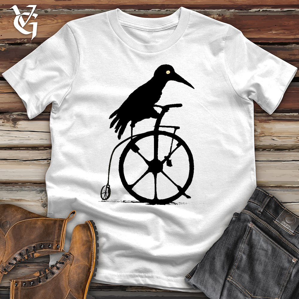 Crow Riding Bike Softstyle Tee