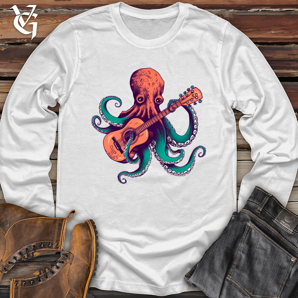 Octopus Guitarist Softstyle Long Sleeve