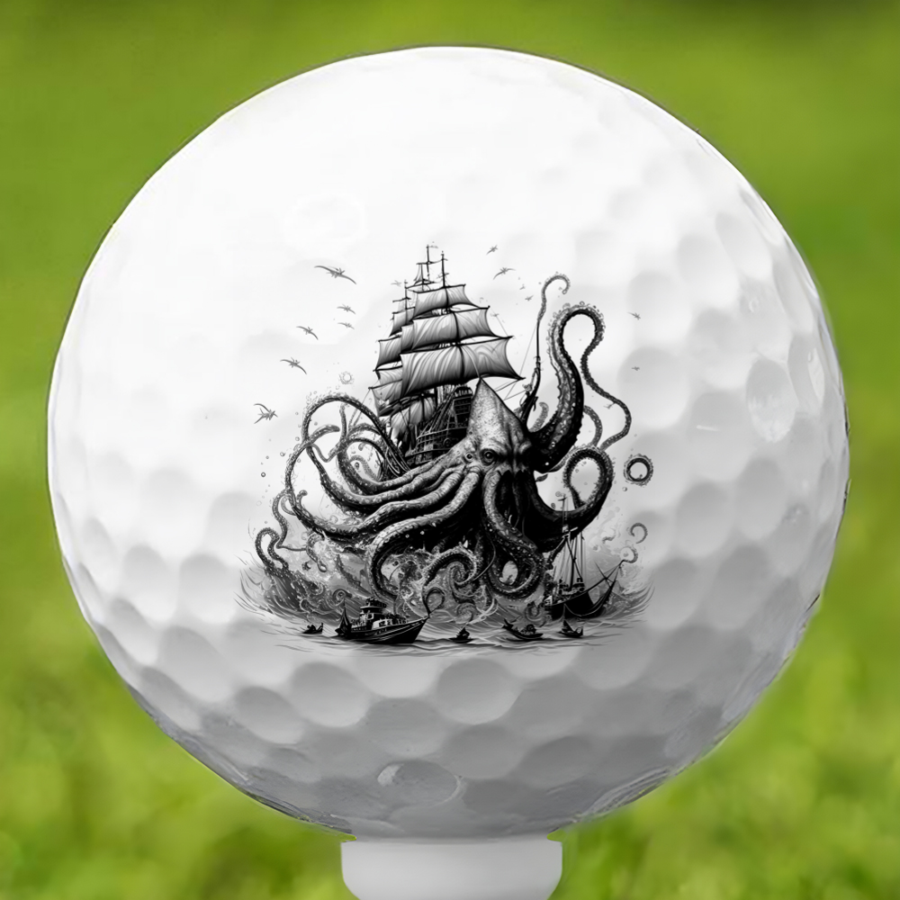 Terror At Sea Golf Ball 3 Pack
