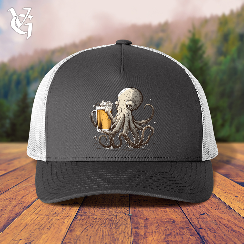 Octopus Happy Hour Trucker Cap