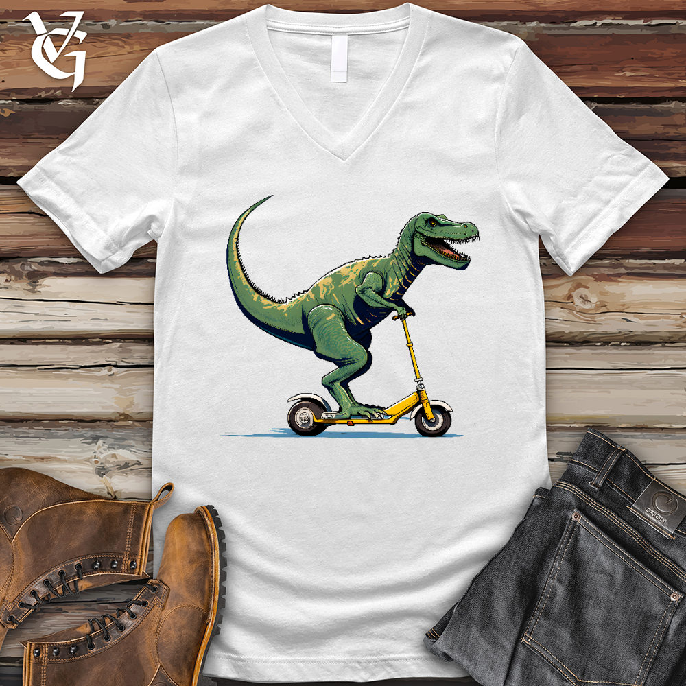 Dino Scoot V-Neck Tee
