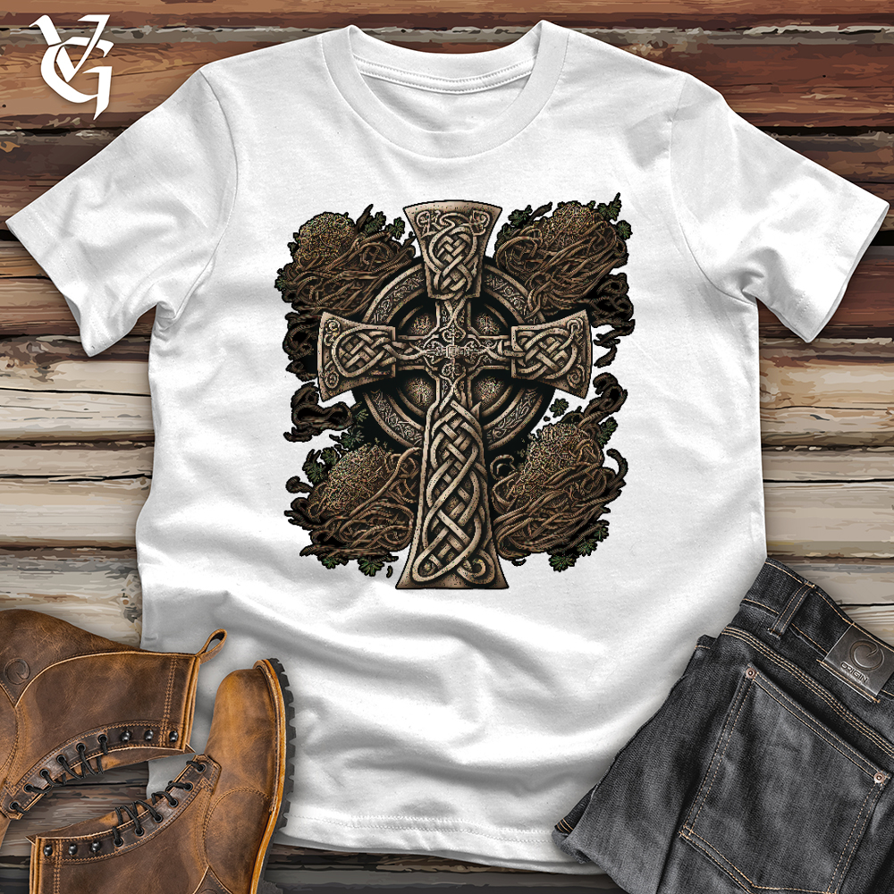 Celtic Cross of the Forest Softstyle Tee