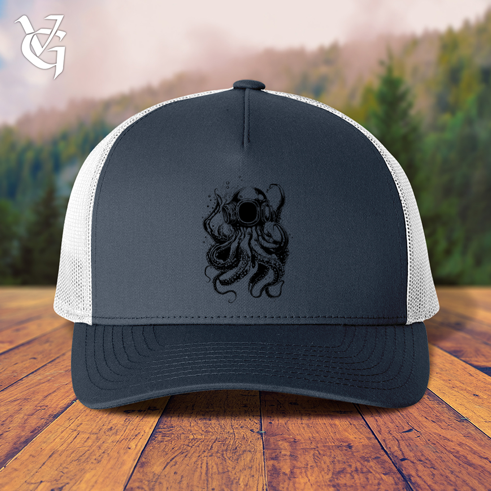 Scuba Octopus Trucker Cap