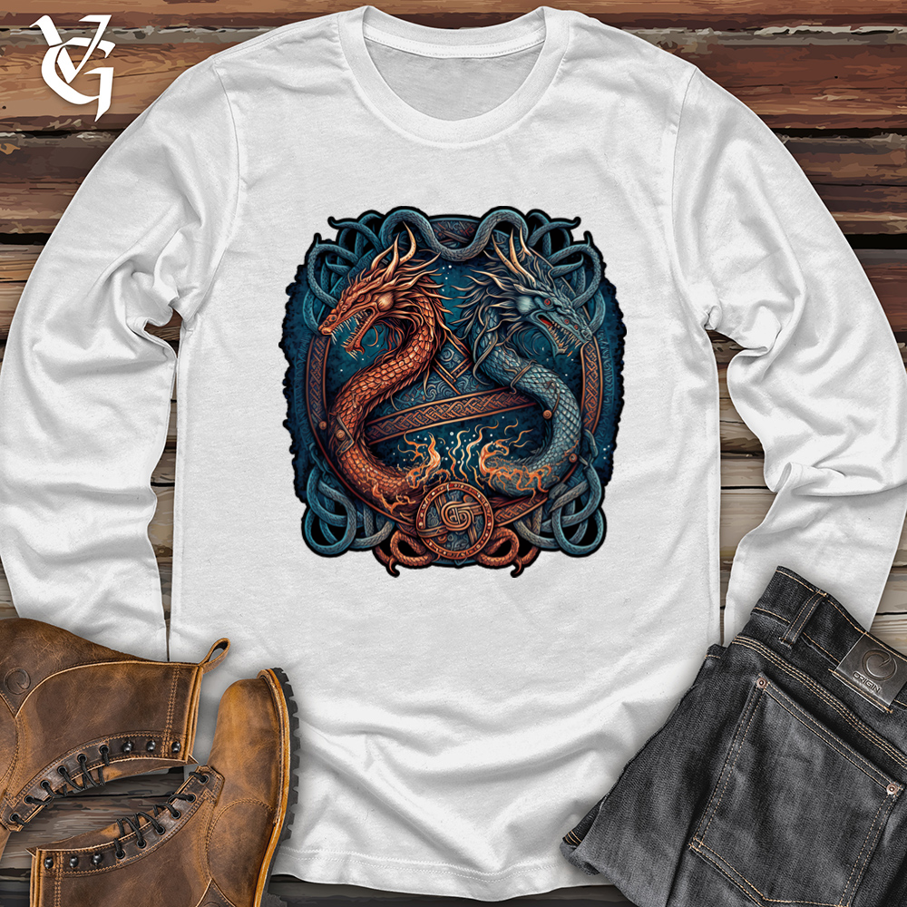 Double Trouble Dragon Softstyle Long Sleeve