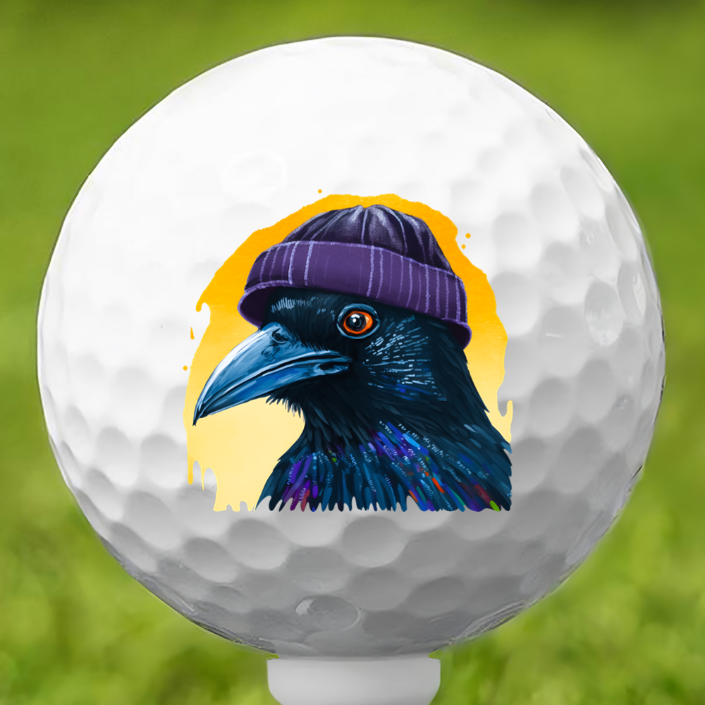 Raven Beanie Golf Ball 3 Pack