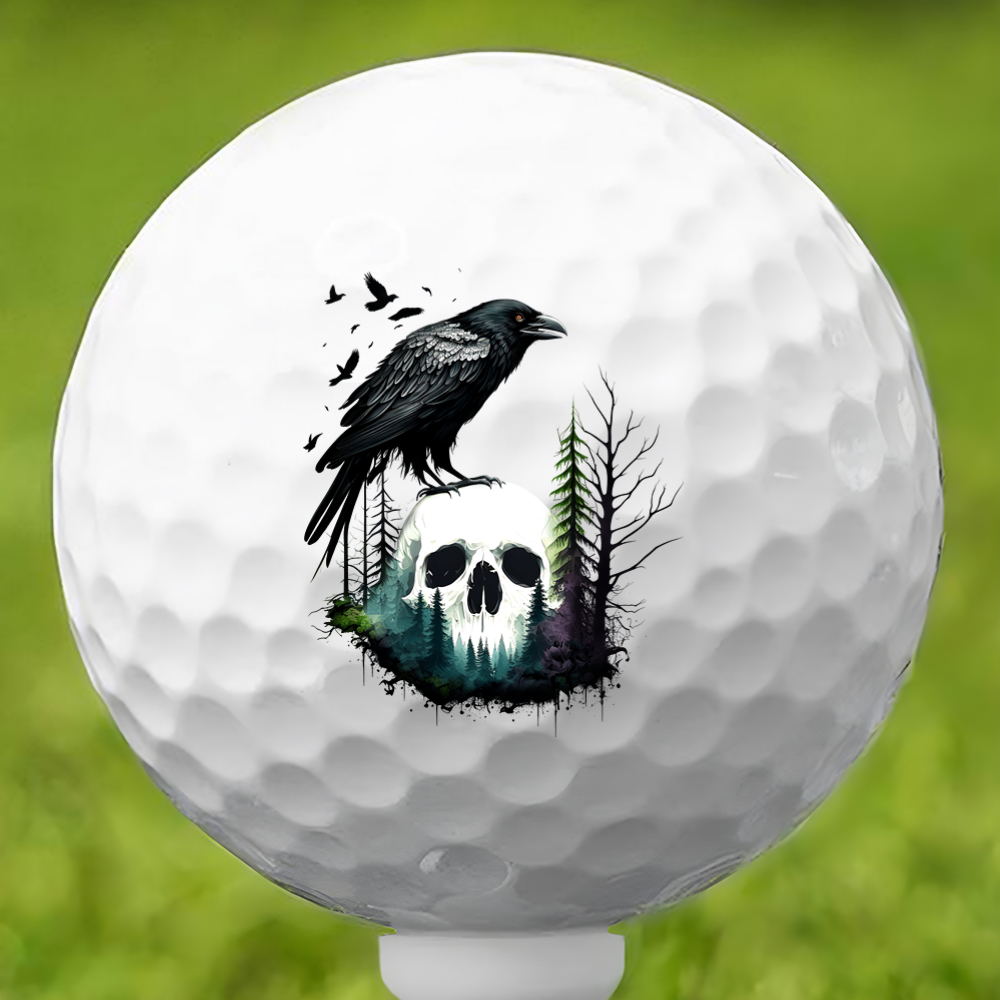 Doomsday Raven Golf Ball 3 Pack