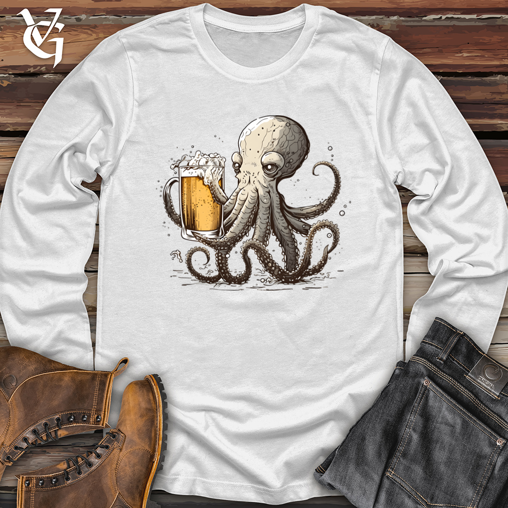 Octopus Happy Hour Softstyle Long Sleeve