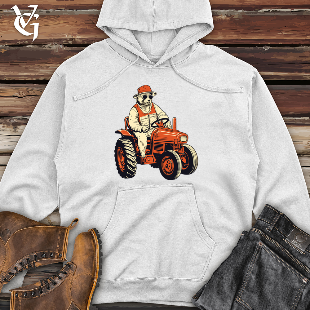Retro Tractor Beast Midweight Hooded Sweatshirt