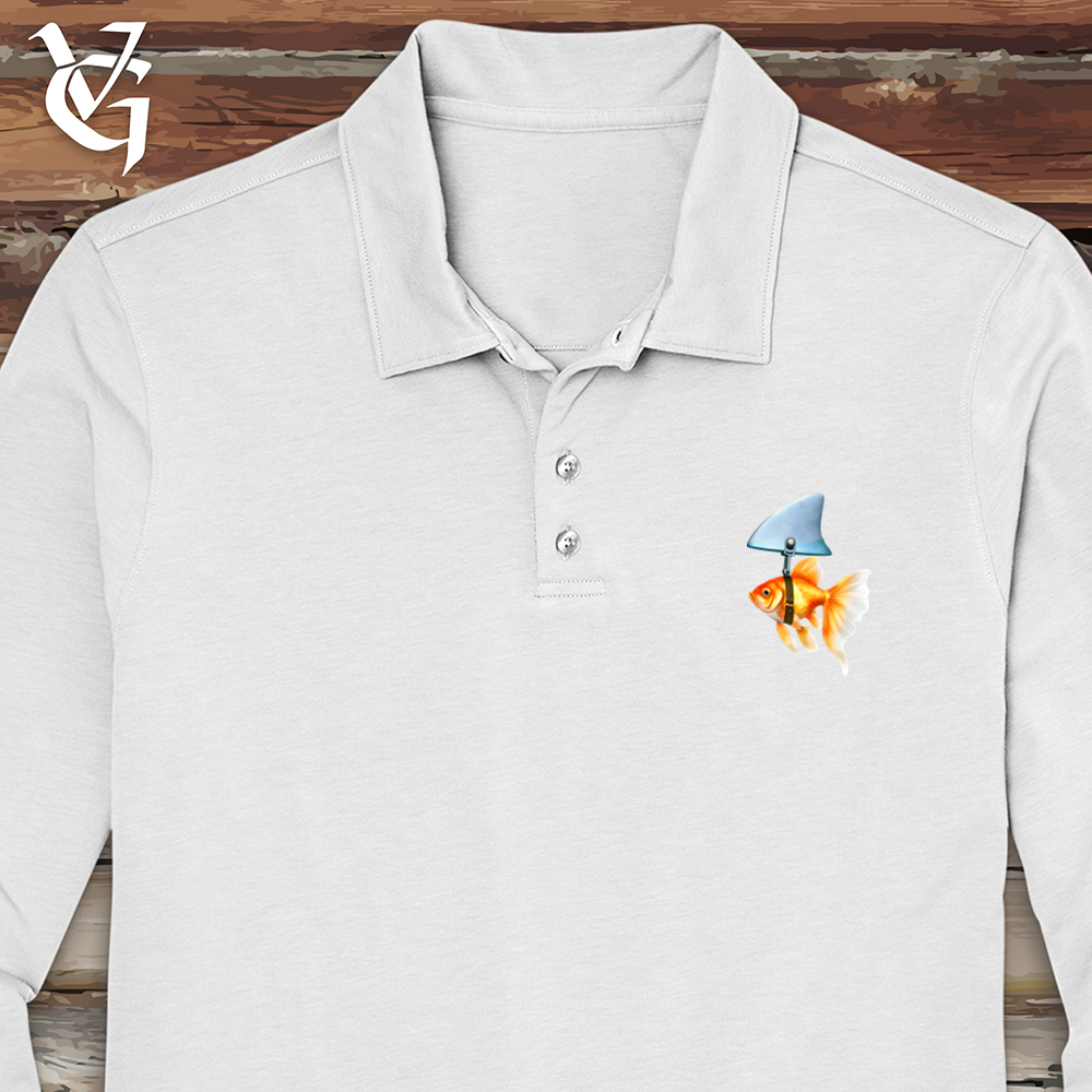 Goldfish Shark Fin Long Sleeve Polo